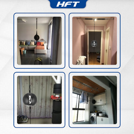เป้าเด้งซ้อมมวย HOMEFITTOOLS SPEED BALL สีดำ_7